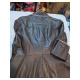 Vintage Alexander Julian Leather Jacket Coat Large