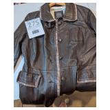 Vintage Alexander Julian Leather Jacket Coat Large
