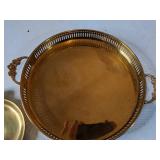 Brass Platter and Pocket Change Tray - Beautiful Condition