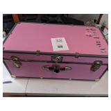 Rolling Foot Locker - Trunk in Pink - Key Included