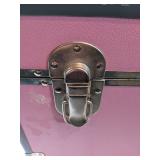 Rolling Foot Locker - Trunk in Pink - Key Included
