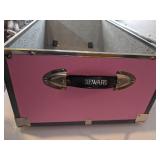 Rolling Foot Locker - Trunk in Pink - Key Included
