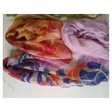 Vintage Scarves in a Variety of Colors