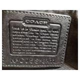 Authentic Coach Black Leather Handbag