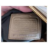 Authentic Coach Taupe Leather Handbag
