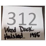 Wood Duck Signed Halstead 1985