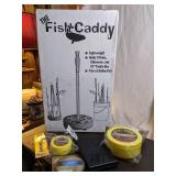 Fishing Caddy and Miscellaneous Fishing Gear