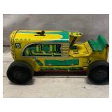 Vintage Marx 5 Litho Tractor 8 Long 