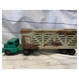 Vintage Structo Cattle Farms Truck & Trailer 