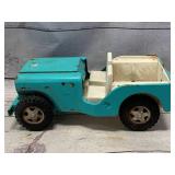 Vintage Tonka Turquoise Blue Steel Jeep 