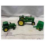 Lot of 3 Diecast John Deere Toys