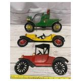 Lot of 3 Vintage Metal Cars