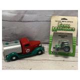 Ertl Diecast Tractor & Conoco Truck