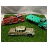 Lot of 3 Hubley & Tootsietoy Vehicles