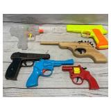 Lot of 6 Vintage Toy Guns