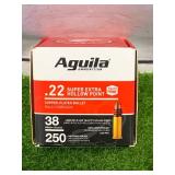 250 Rounds .22 Hollow Point Ammo Ammunition