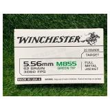 20 Rounds 5.56 Green Tip M855 Ammo Ammunition