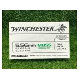 20 Rounds 5.56 Green Tip M855 Ammo Ammunition