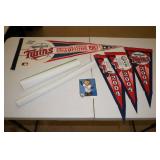 Minnesota Twins Collectibles - Pennants, Posters