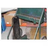 Steel Welding Cart Dark Green 32"Lx29"Wx45"H