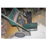Steel Welding Cart Dark Green 32"Lx29"Wx45"H