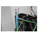 Steel Welding Cart Light Green 34"Lx24"Wx60"H