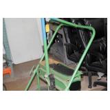 Steel Welding Cart Light Green 34"Lx24"Wx60"H