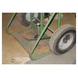 Steel Welding Cart Light Green 34"Lx24"Wx60"H