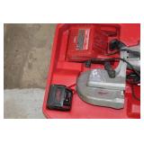 Milwaukee 28V Cordless Band Saw 0729-20  with Battery, Charger, Case