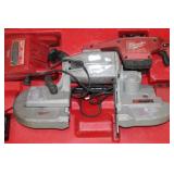 Milwaukee 28V Cordless Band Saw 0729-20  with Battery, Charger, Case