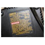 Lot of (3) Cordless Accessories  with Milwaukee M28 Charger, DeWalt 7.2-18V NiCd Charger DW9116, DeWalt 18V Battery