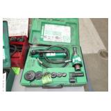 Greenlee SlugBuster Punch Set  with Hydraulic Hand Pump 767, Case