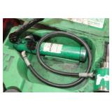 Greenlee SlugBuster Punch Set  with Hydraulic Hand Pump 767, Case