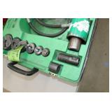 Greenlee SlugBuster Punch Set  with Hydraulic Hand Pump 767, Case