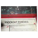 Gardner Bender Knockout Punch Set  with Metal Case