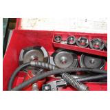 Gardner Bender Knockout Punch Set  with GB Hand Pump PH-20, Metal Case