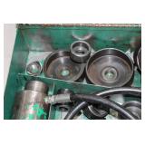 Greenlee Knockout Punch Set  with Hydraulic Hand Pump 767, Metal Case