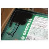 Greenlee Knockout Punch Set  with Hydraulic Hand Pump 767, Metal Case