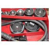 Gardner Bender Knockout Punch Set  with GB Hand Pump PH-20, Metal Case