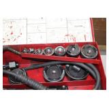 Gardner Bender Knockout Punch Set  with GB Hand Pump PH-20, Metal Case