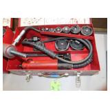 Gardner Bender Knockout Punch Set  with GB Hand Pump PH-20, Metal Case