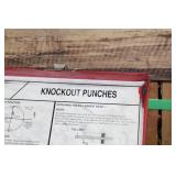 Gardner Bender Knockout Punch Set  with GB Hand Pump PH-20, Metal Case