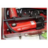 Gardner Bender Knockout Punch Set  with GB Hand Pump PH-20, Metal Case