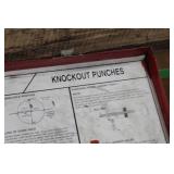 Gardner Bender Knockout Punch Set  with GB Hand Pump PH-20, Metal Case