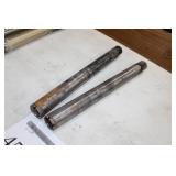 Lot of (2) Concrete Bore Bit 15"Lx 1-1/2"D