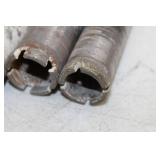 Lot of (3) Concrete Bore Bit 14-1/2"Lx 1-1/4"D