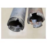 Lot of (2) Concrete Bore Bit 14-1/2"Lx 1-1/4"D