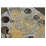 Ridgid Tristand No. 450 1/8 to 5 53"Lx48"Wx35"H