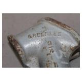 Lot of (2) Greenlee Pipe Bender No. 512 3/4", No. 508 1/2"