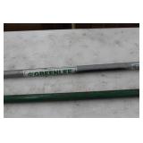 Lot of (2) Greenlee Pipe Bender No. 512 3/4", No. 508 1/2"